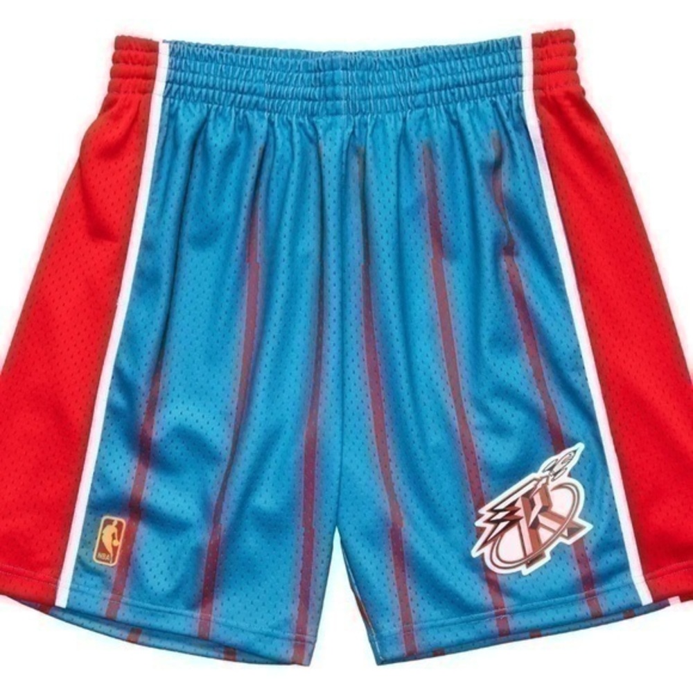 Mens Mitchell & Ness NBA RELOAD SHORTS - HOUSTON ROCKETS 1996 size S Small - Picture 1 of 7